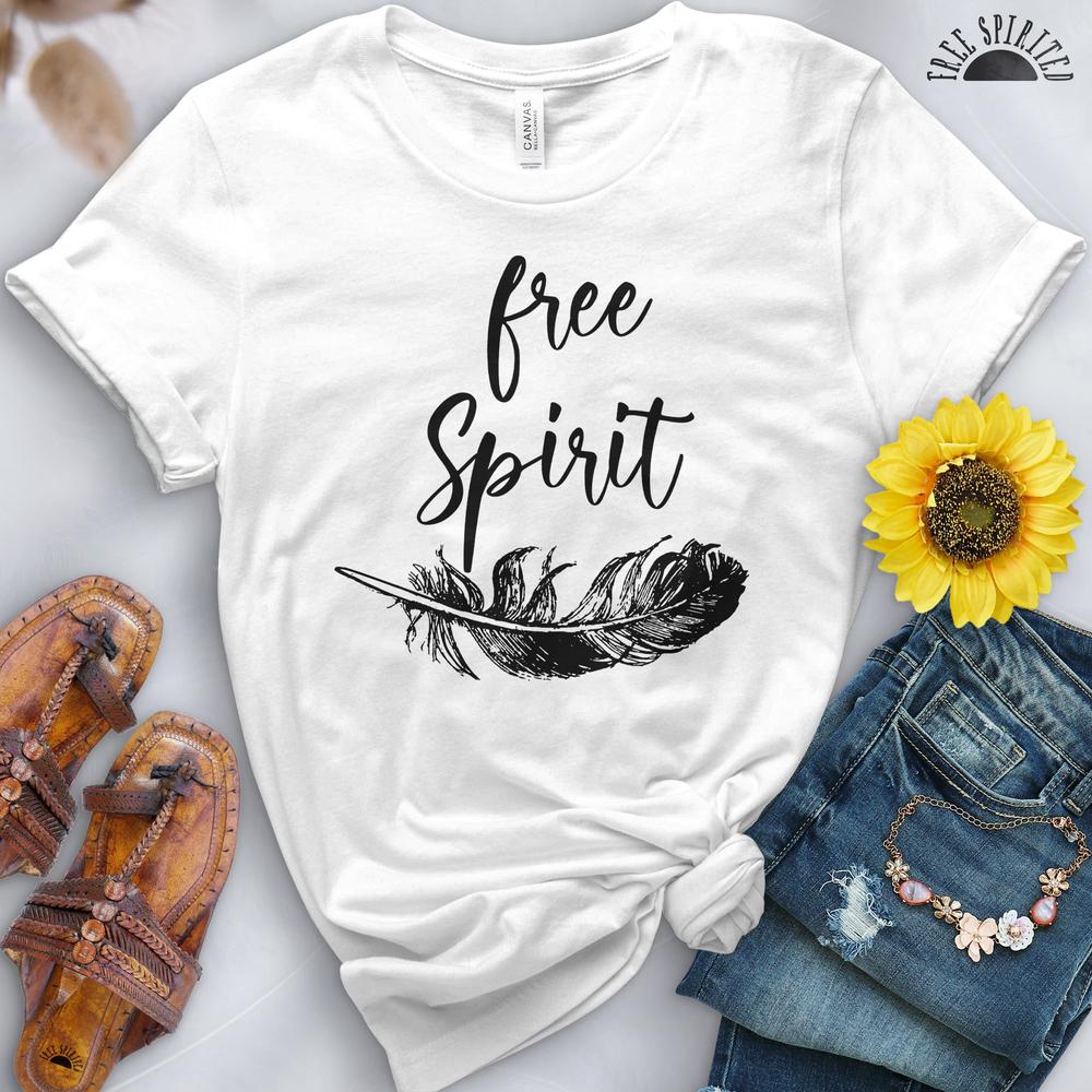 Free Spirit Feather Tee - Free Spirited