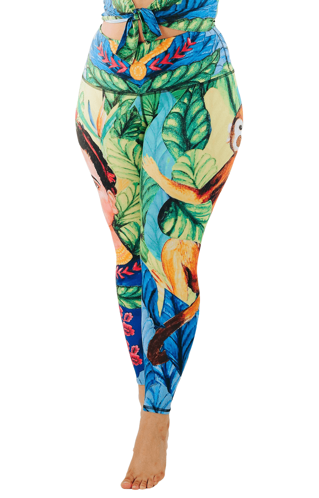 Frida Printed Yoga Leggings - Free Spirited