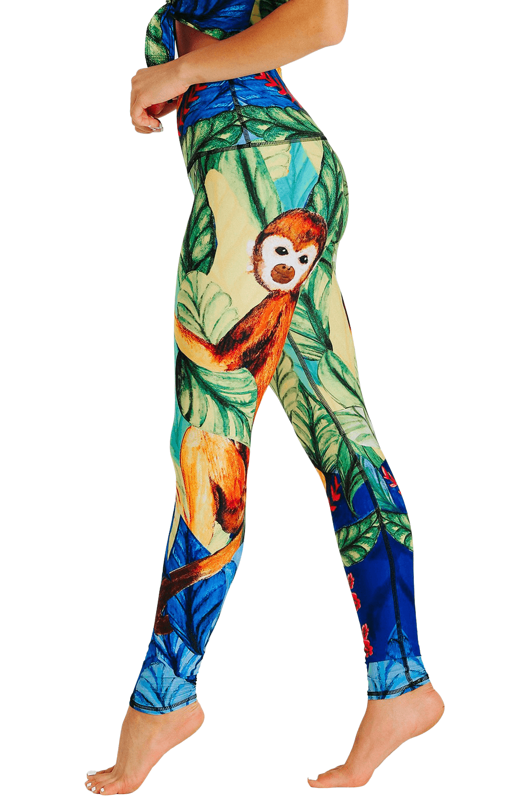 Frida Printed Yoga Leggings - Free Spirited