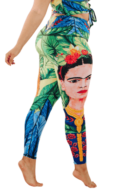 Frida Printed Yoga Leggings - Free Spirited