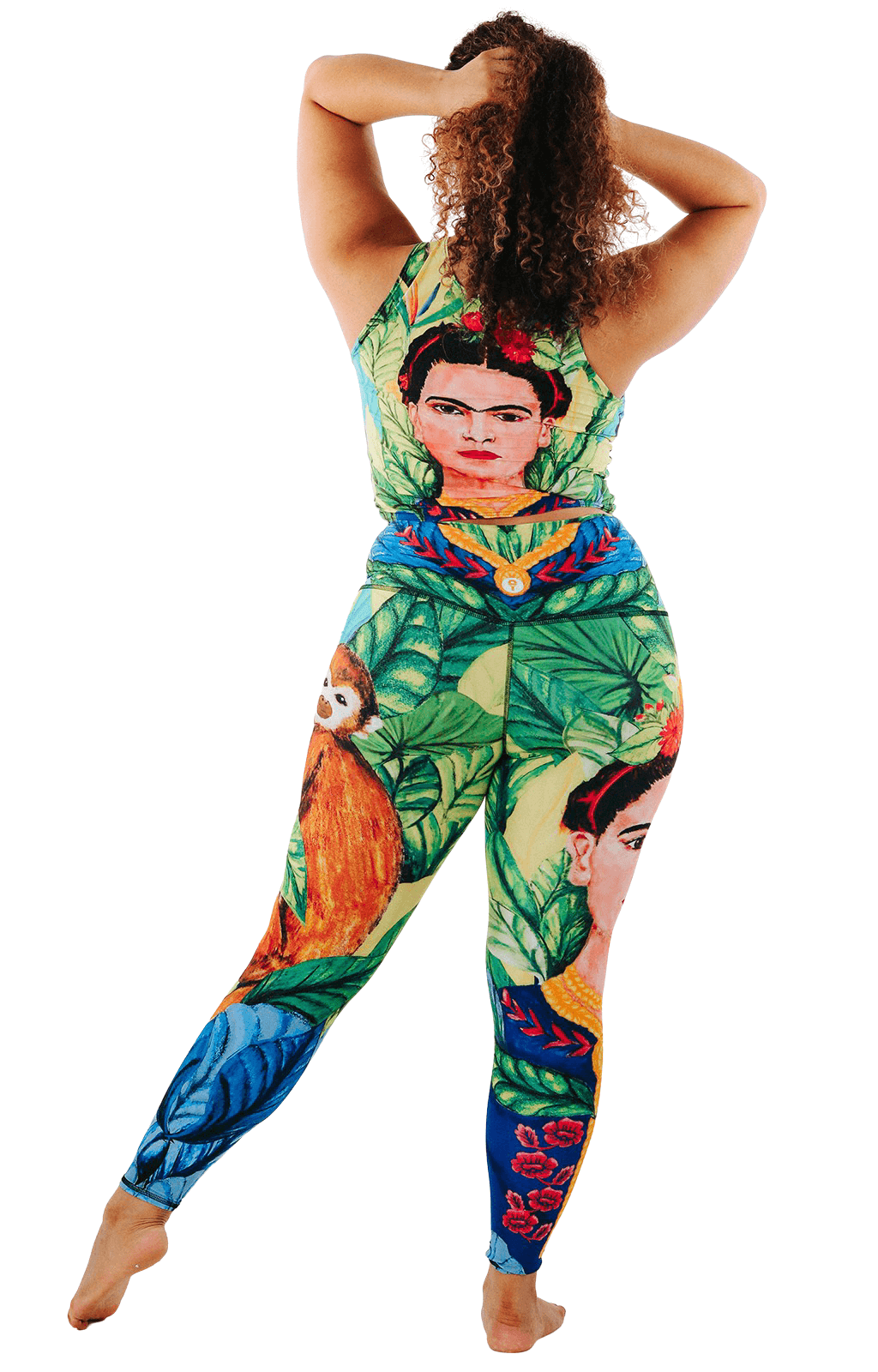 Frida Printed Yoga Leggings - Free Spirited