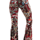 Fun Gal Printed Bell Bottoms - Free Spirited