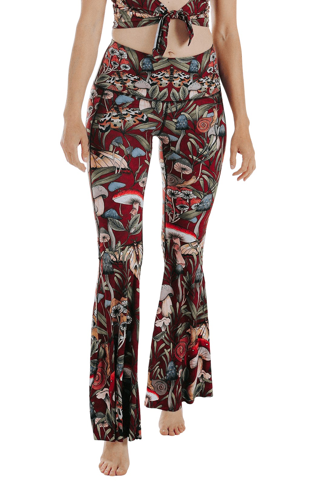 Fun Gal Printed Bell Bottoms - Free Spirited