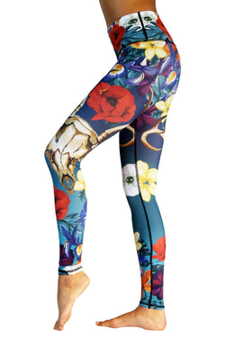 Georgia Printed Yoga Leggings - Free Spirited