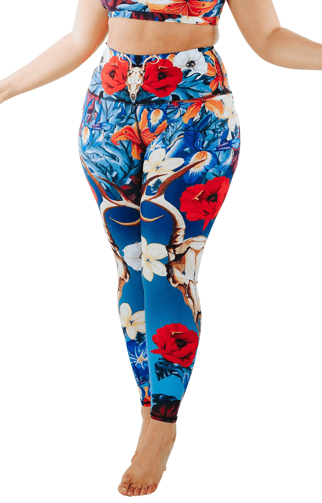 Georgia Printed Yoga Leggings - Free Spirited