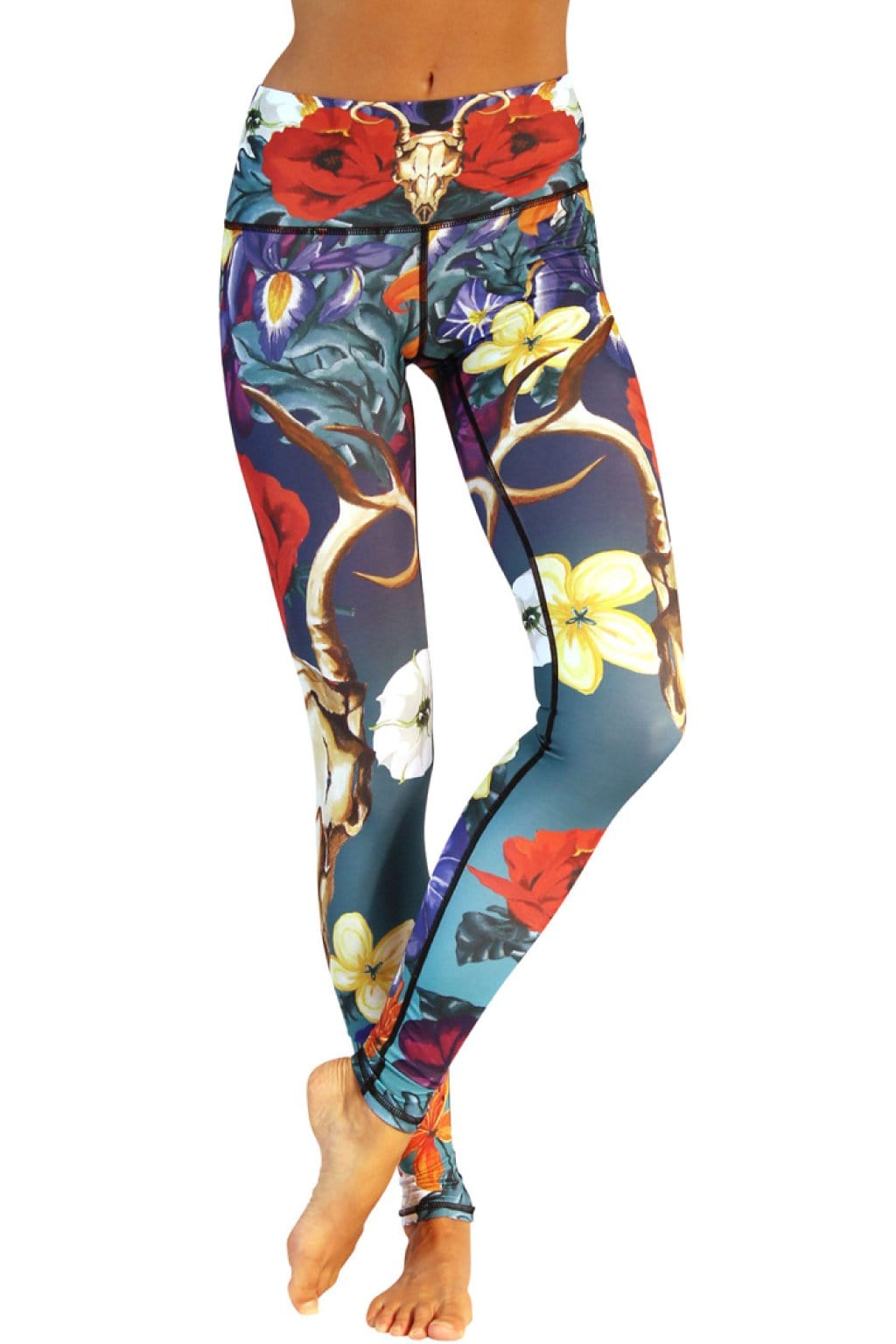 Georgia Printed Yoga Leggings - Free Spirited