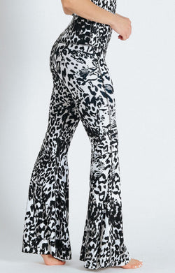 Ghost Leopard Printed Bell Bottoms - Free Spirited