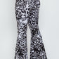 Ghost Leopard Printed Bell Bottoms - Free Spirited