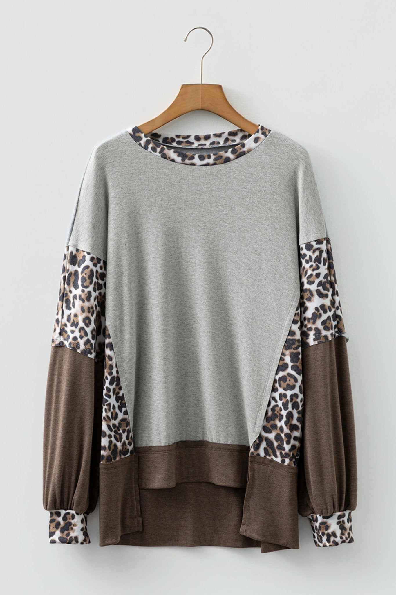 Gia High Low Baggy Sweatshirt by Threaded Pear - Free Spirited
