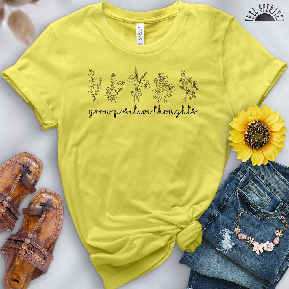 Grow Positive Thoughts Tee - Free Spirited