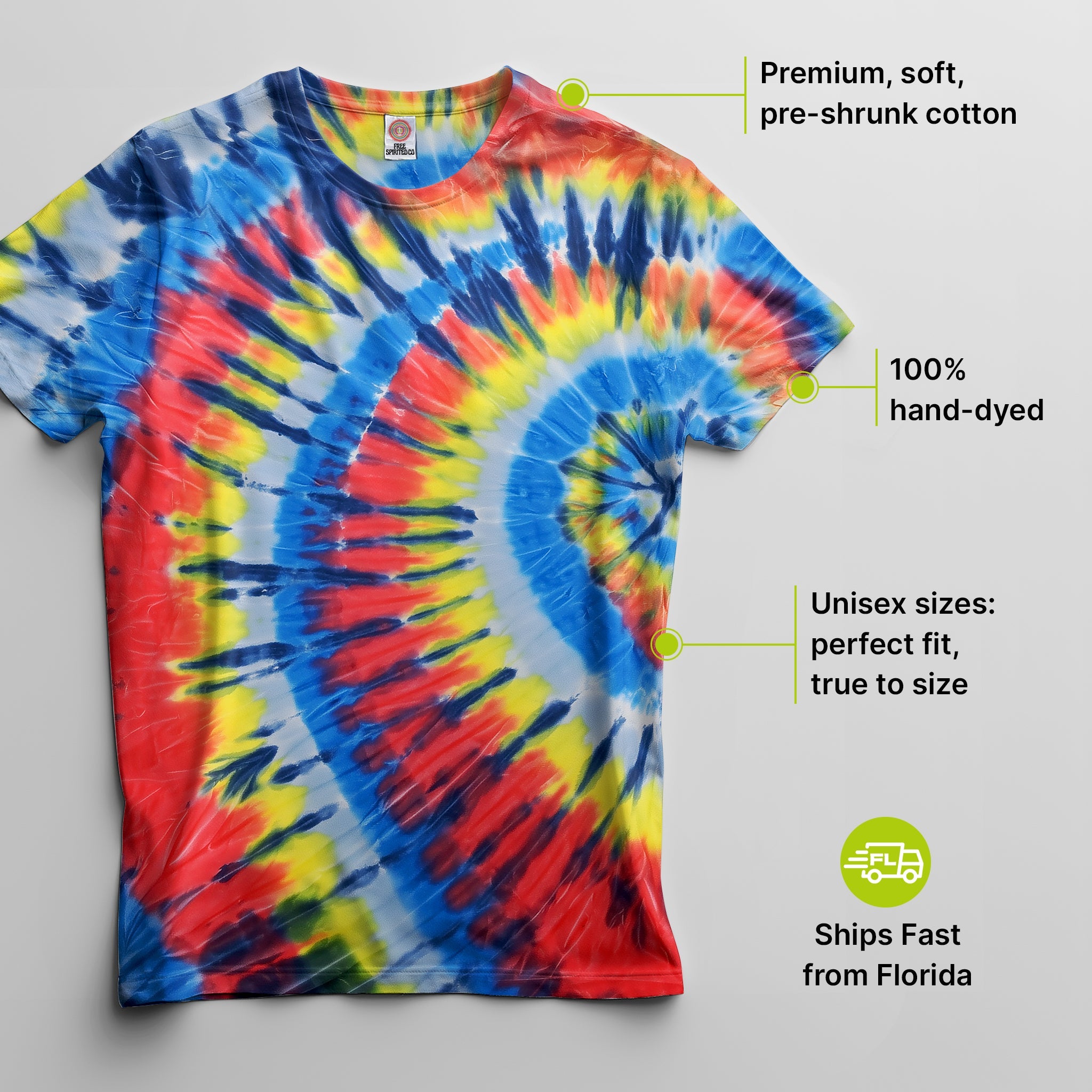 Harmony Premium Hand - Dyed Comfort Shirt - Free Spirited