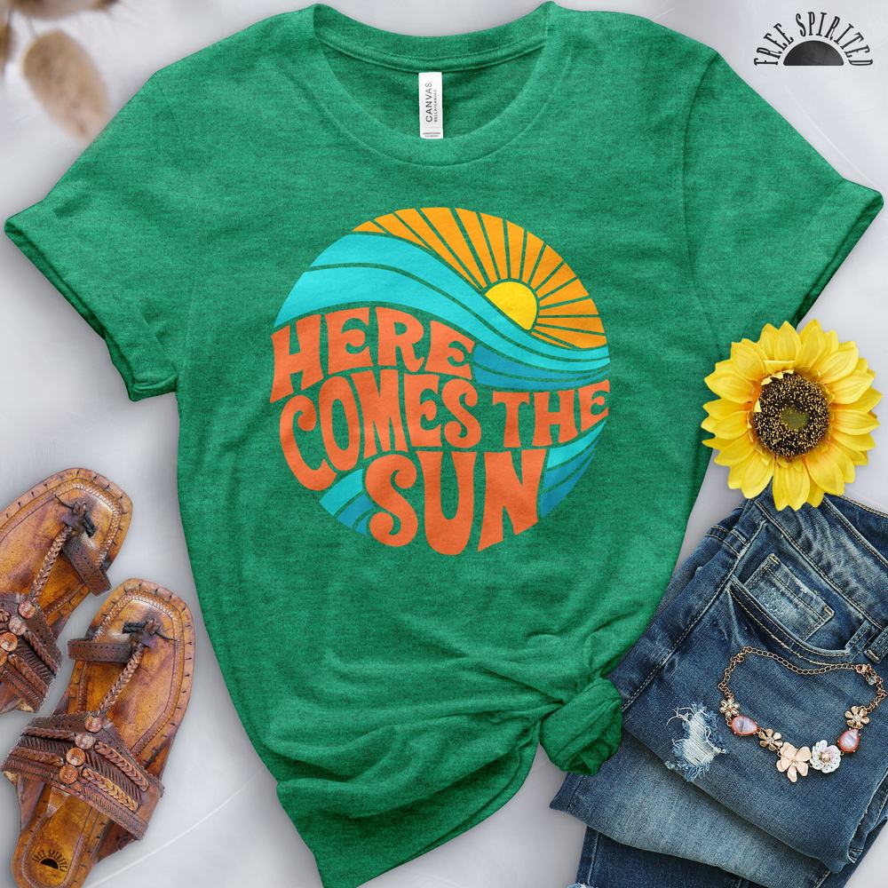 Here Comes The Sun Ocean Tee - Free Spirited