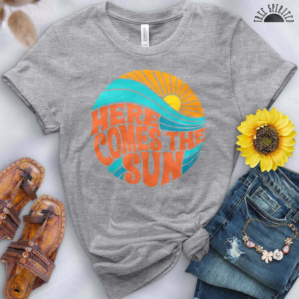 Here Comes The Sun Ocean Tee - Free Spirited