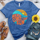 Here Comes The Sun Ocean Tee - Free Spirited