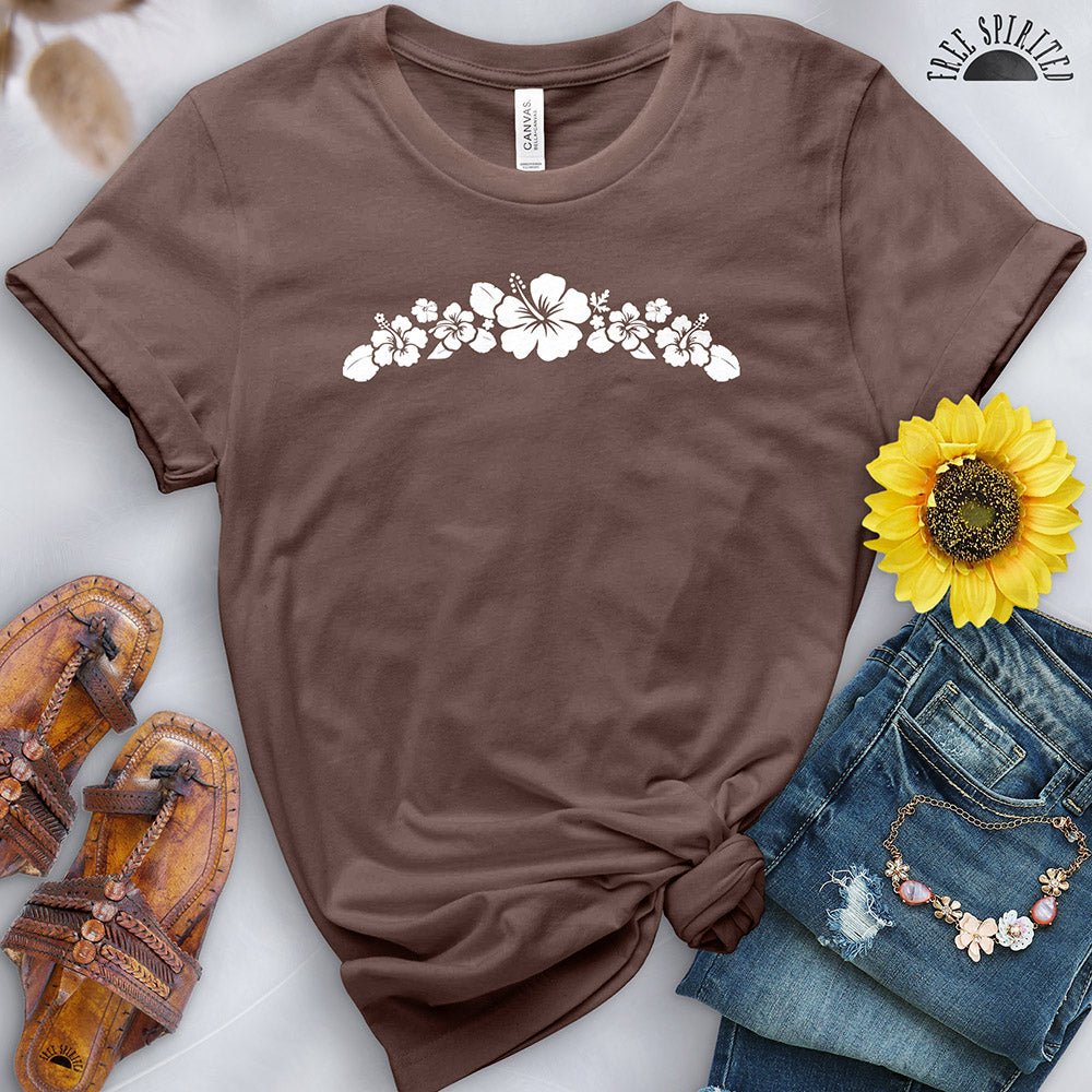 Hibiscus Flower Tee - Free Spirited