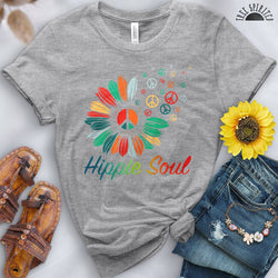 Hippie Soul Flower Tee - Free Spirited