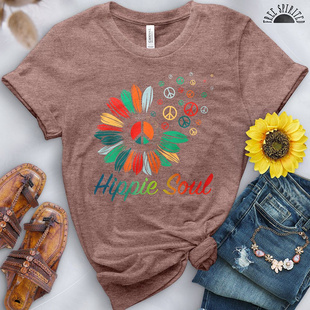 Hippie Soul Flower Tee - Free Spirited