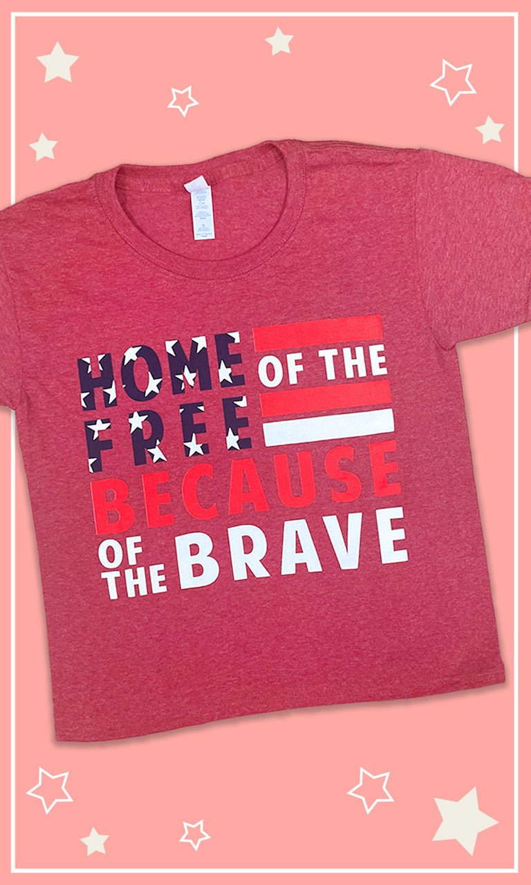 Home of the Free Youth Graphic Shirt - Free Spirited