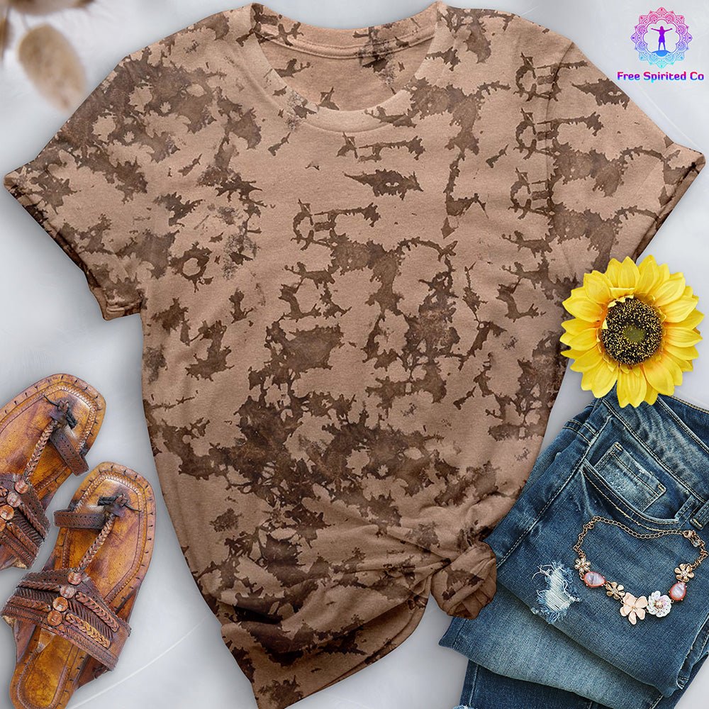 Iced Brown Premium Hand - Dyed Comfort Shirt - Free Spirited