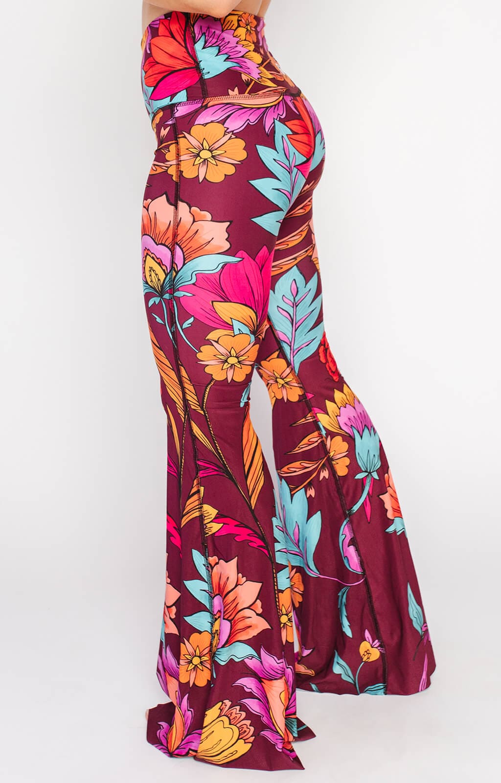 Indie Flow Printed Bell Bottoms - Free Spirited