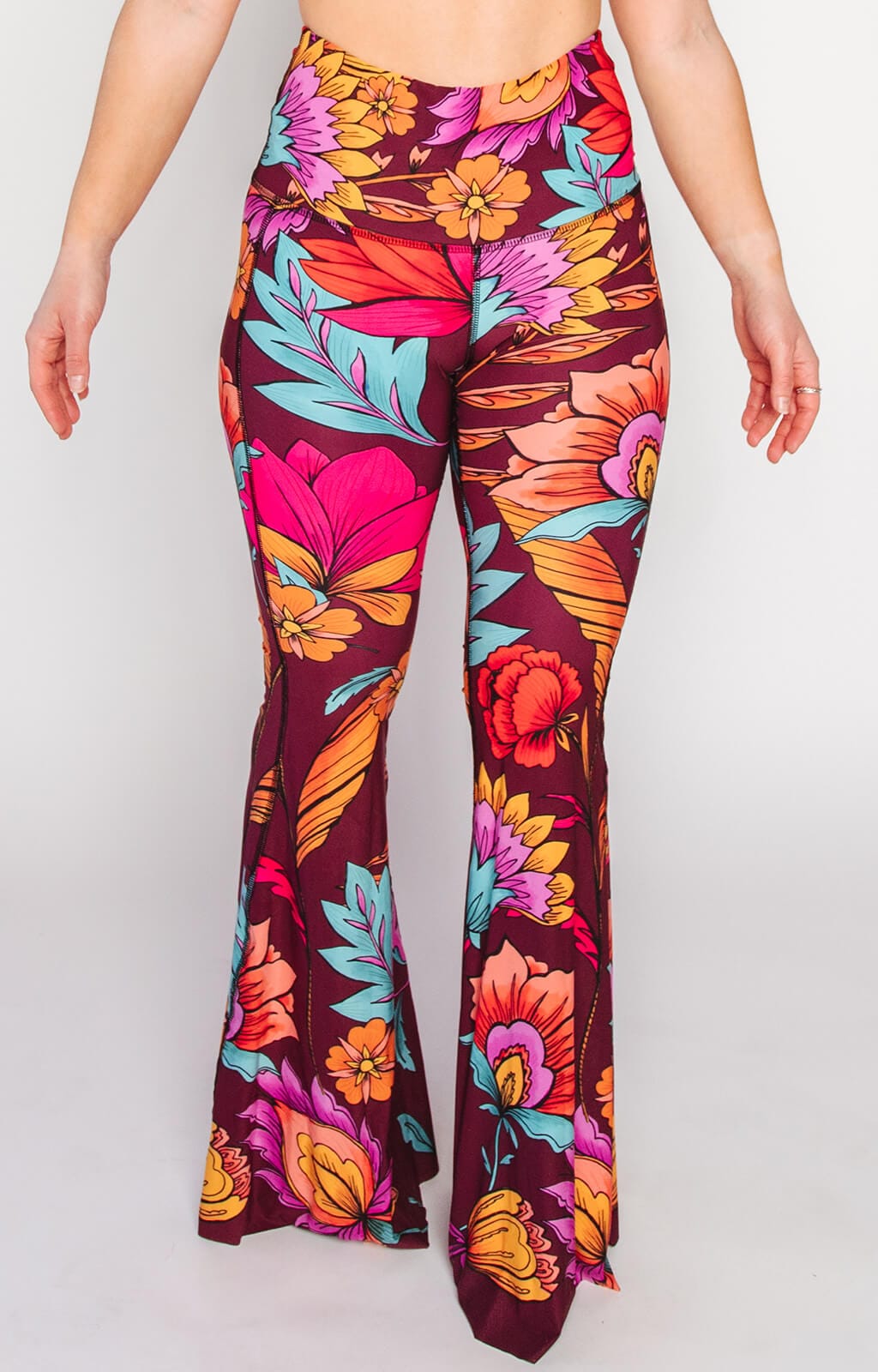 Indie Flow Printed Bell Bottoms - Free Spirited