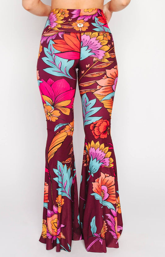 Indie Flow Printed Bell Bottoms - Free Spirited