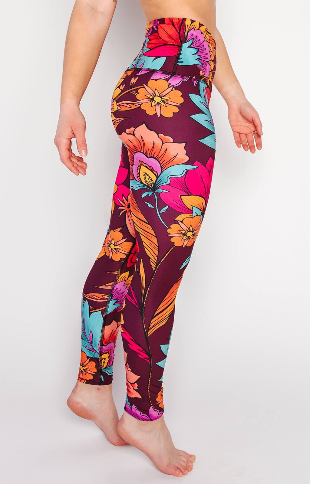 Indie Flow Printed Yoga Leggings - Free Spirited