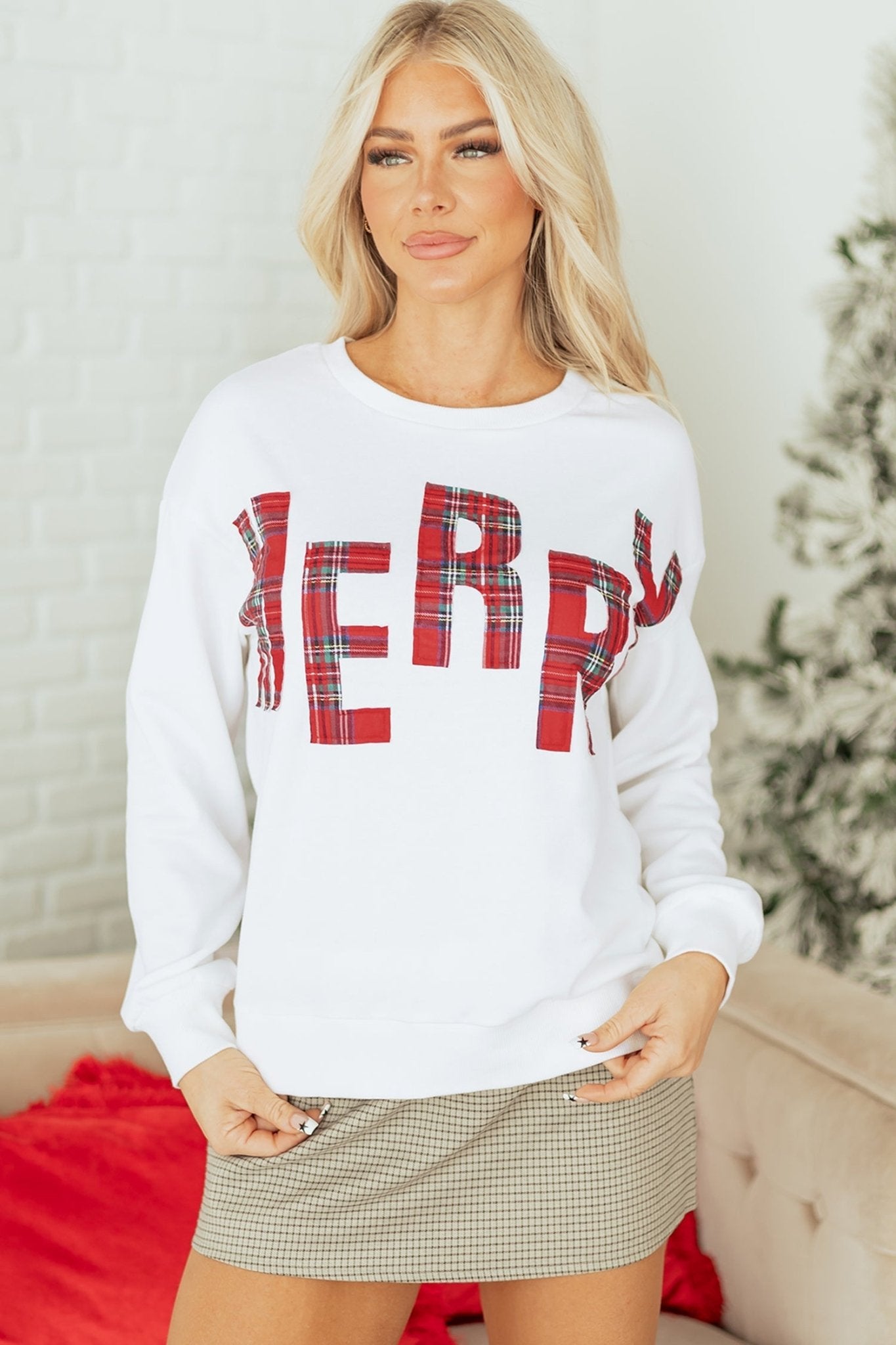 Joanna Merry Christmas Vacation Sweatshirt - Free Spirited