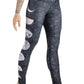 Just a Dark Moon Phase Printed Yoga Leggings - Free Spirited