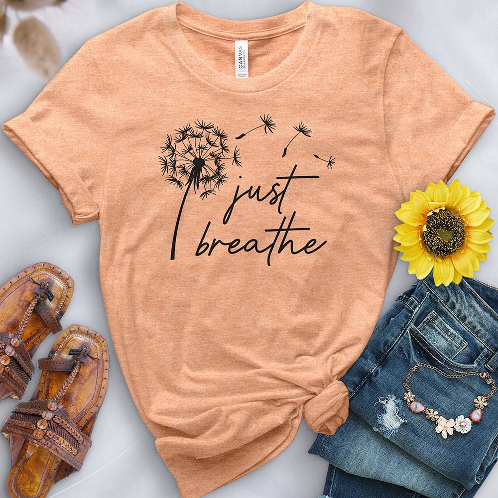 Just Breathe Dandelion 2 Tee - Free Spirited