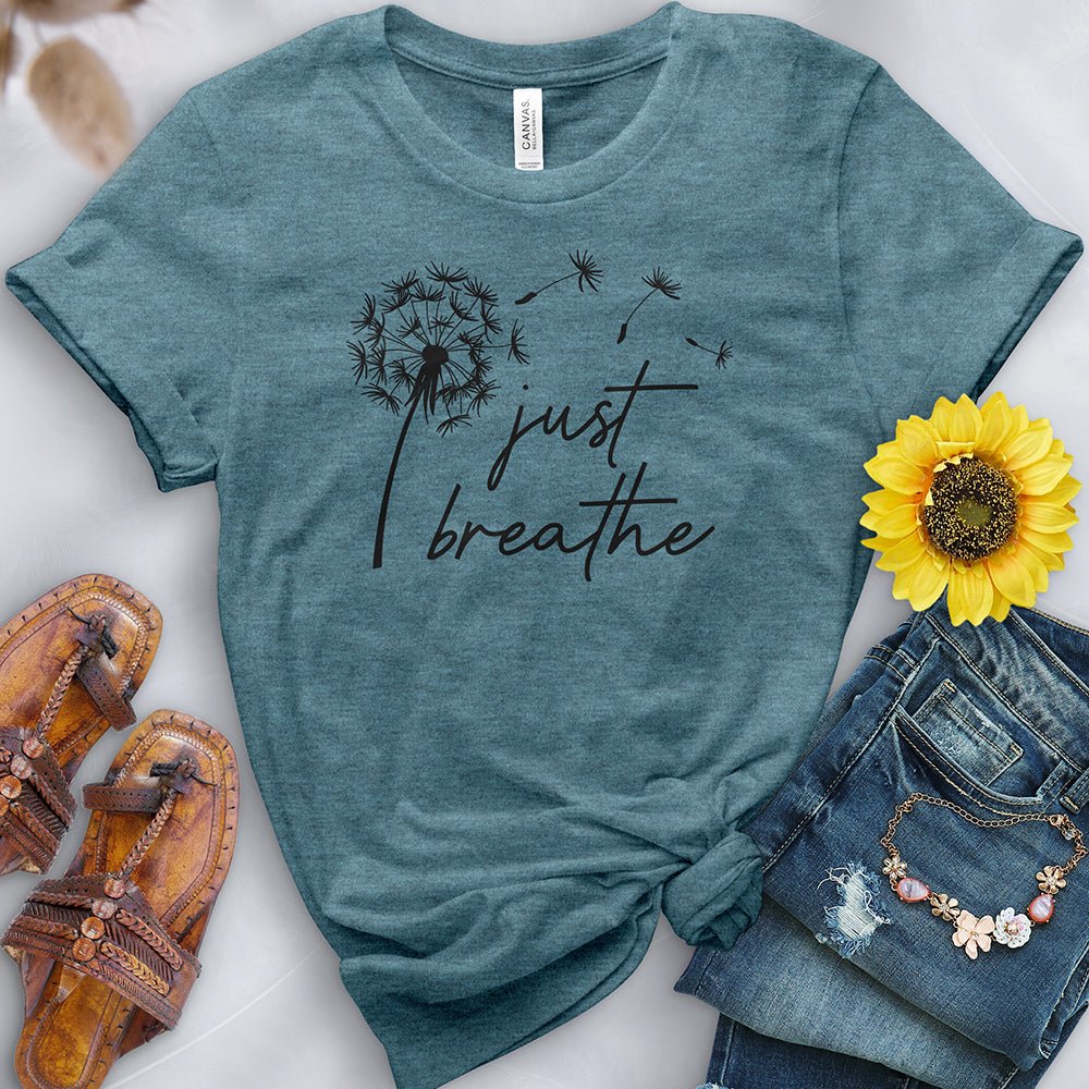 Just Breathe Dandelion 2 Tee - Free Spirited