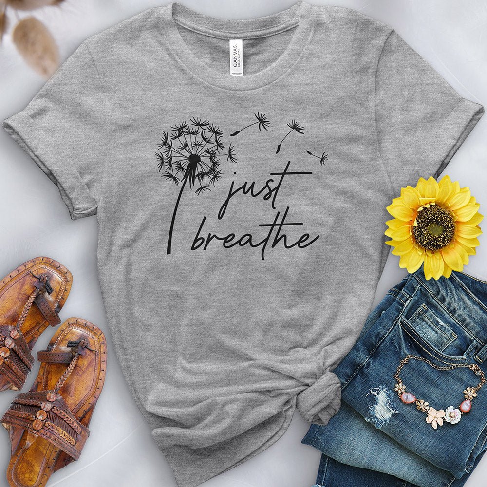 Just Breathe Dandelion 2 Tee - Free Spirited