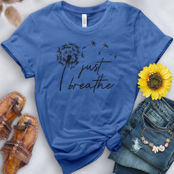 Just Breathe Dandelion 2 Tee - Free Spirited