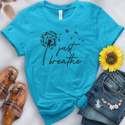 Just Breathe Dandelion 2 Tee - Free Spirited