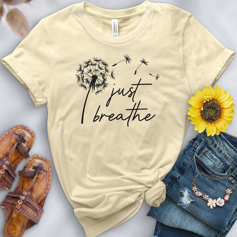 Just Breathe Dandelion 2 Tee - Free Spirited