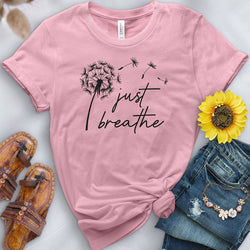 Just Breathe Dandelion 2 Tee - Free Spirited