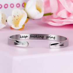 Keep Going Cuff Bracelet - Free Spirited