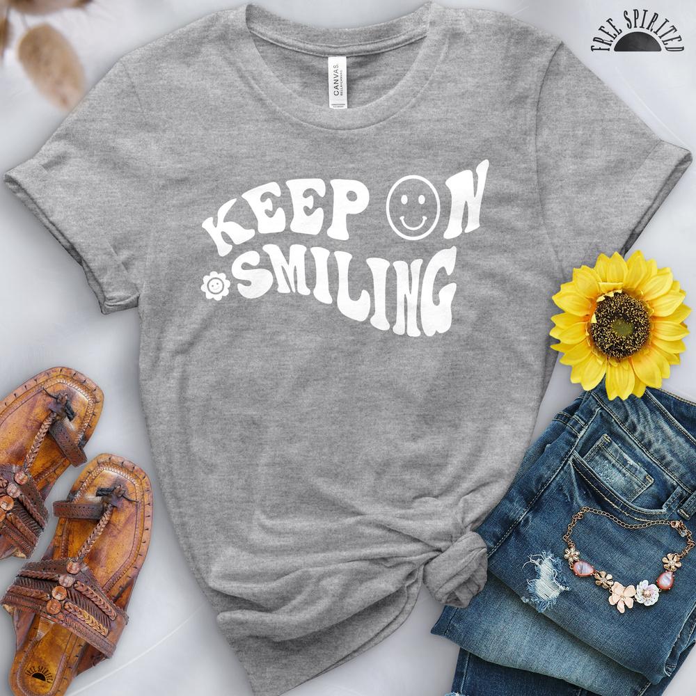 Keep On Smiling Tee - Free Spirited