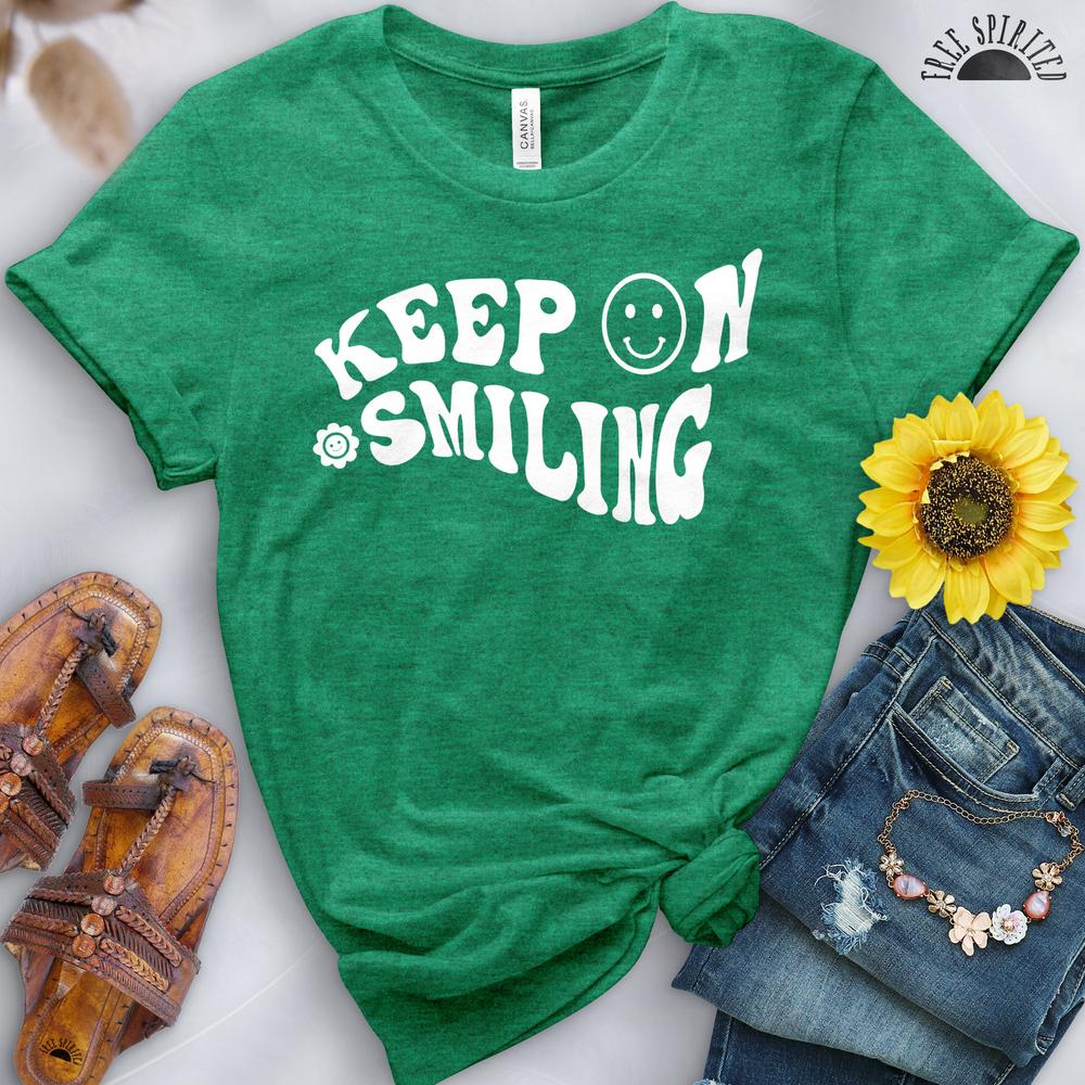 Keep On Smiling Tee - Free Spirited