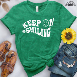 Keep On Smiling Tee - Free Spirited