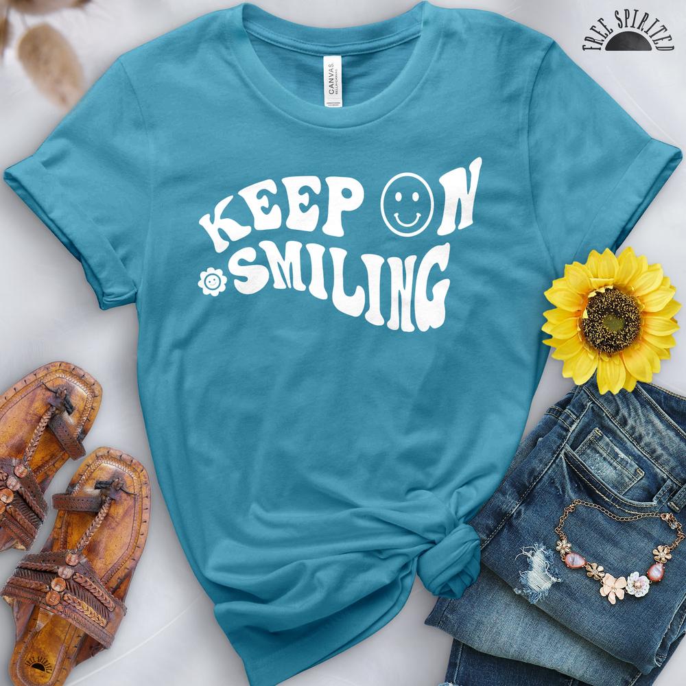 Keep On Smiling Tee - Free Spirited