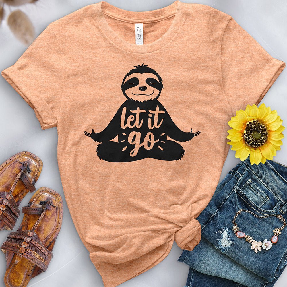 Let it Go Sloth Tee - Free Spirited