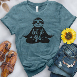 Let it Go Sloth Tee - Free Spirited