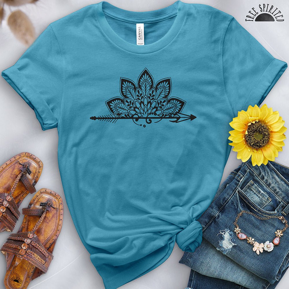 Lotus Arrow Tee - Free Spirited