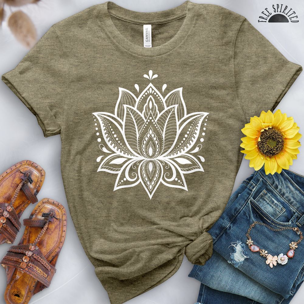 Lotus Flower Tee - Free Spirited