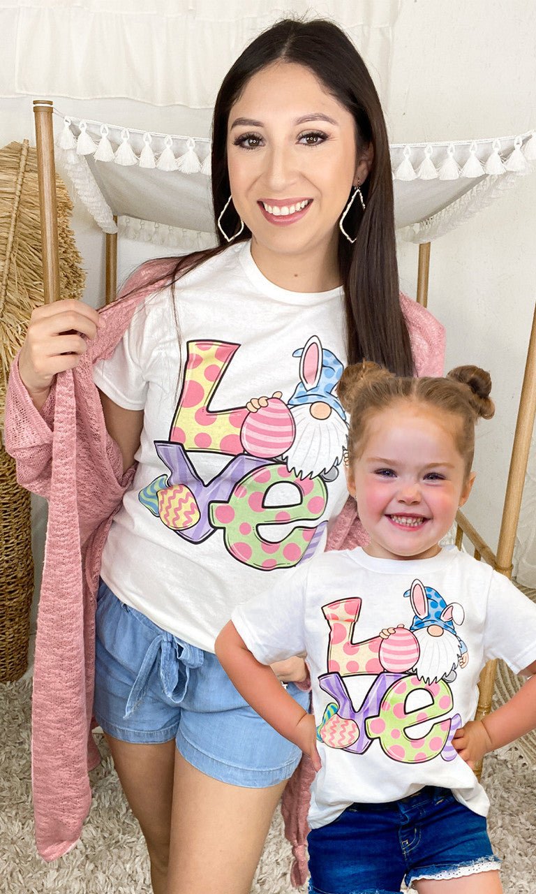 Love Gnome Easter T-Shirt - Free Spirited