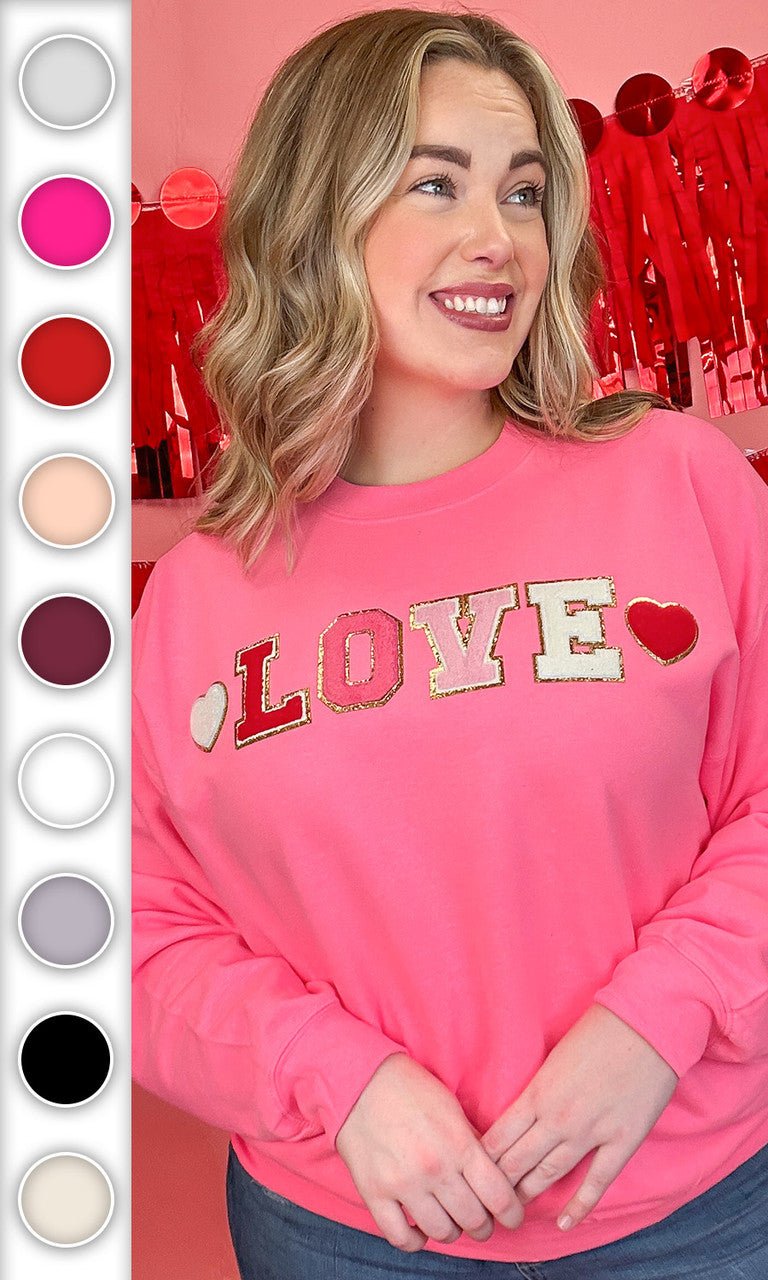 LOVE Ideal Chenille Sweatshirt - Free Spirited