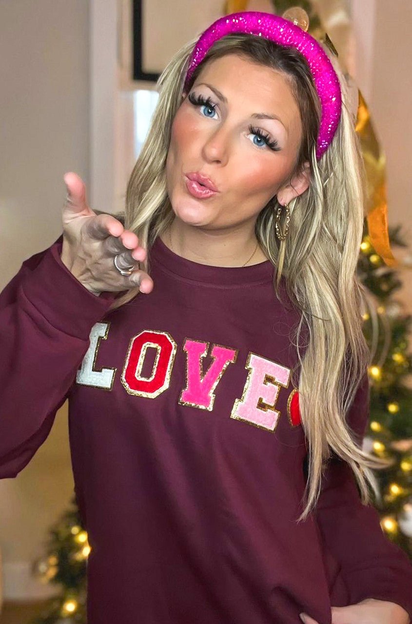 LOVE Ideal Chenille Sweatshirt - Free Spirited