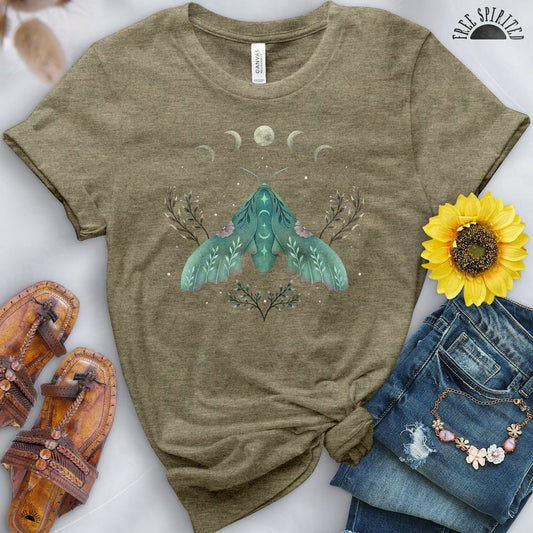 Luna Moth Tee - Free Spirited