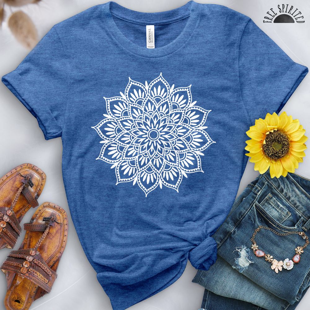 Mandala Lotus Tee - Free Spirited